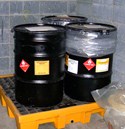 Hazardous waste lab pack drums