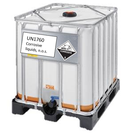 Class 8 label on ibc