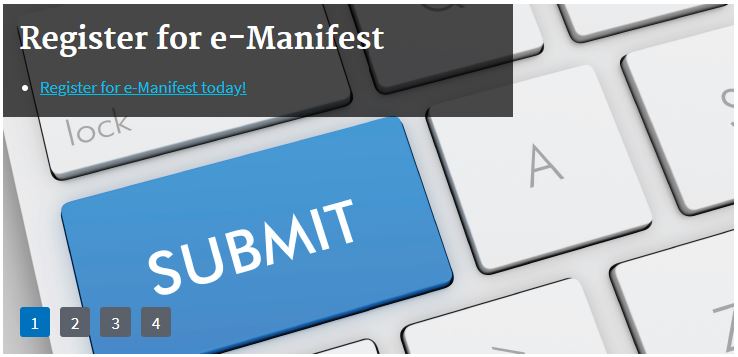 e-Manifest Website