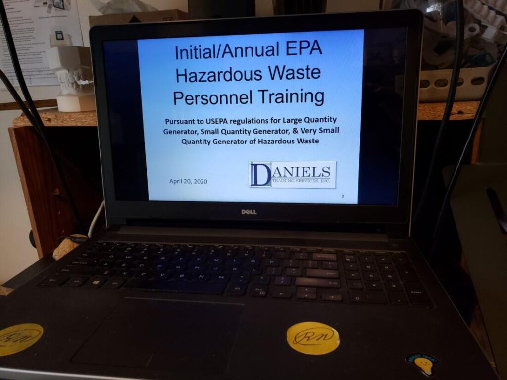 Webinar training from home office