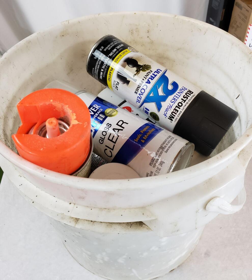 Aerosols in container