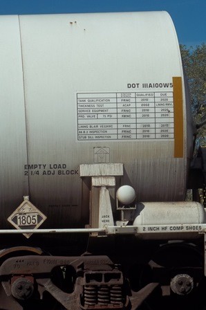 Rail car un1805 phosphoric acid soln(026)